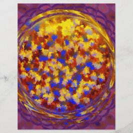 Purple Potpourri Bulk Scrapbook Paper Pages Flyer