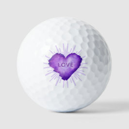Purple Revolution with LOVE Golfball