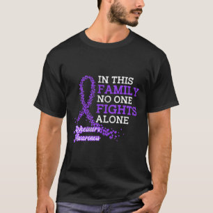 Purple Ribbon Family Heimerheimer Bewusstsein T-Shirt