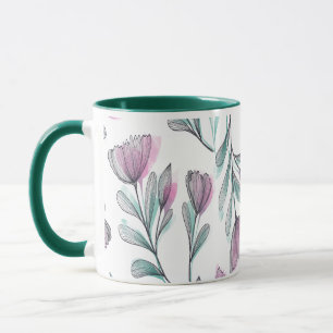 Purple Roses Tasse