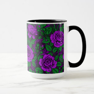 Purple Roses Tasse