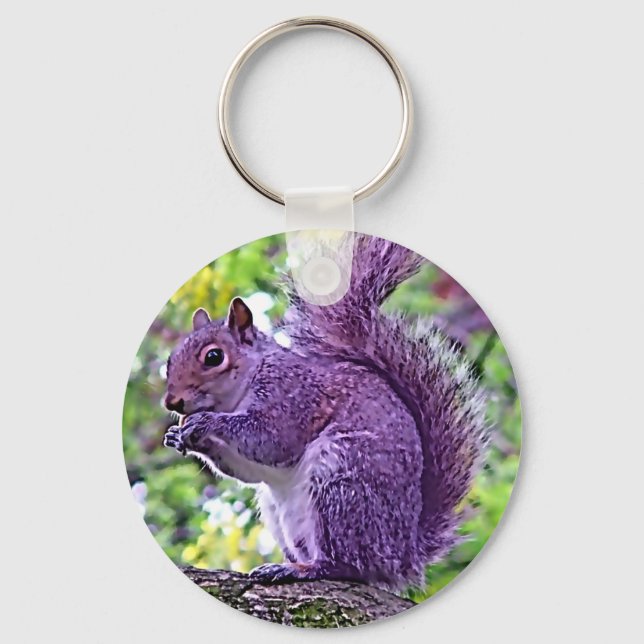 Purple Squirrel Schlüsselanhänger (Vorderseite)