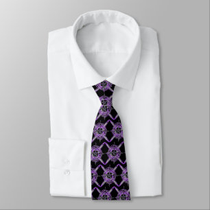 Purple Star Neck Tie Krawatte