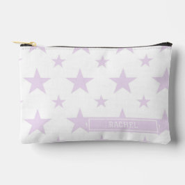 Purple Stars Pattern Constellation Pencil Zubehörtasche