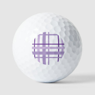 Purple Striped Pattern  Golfball