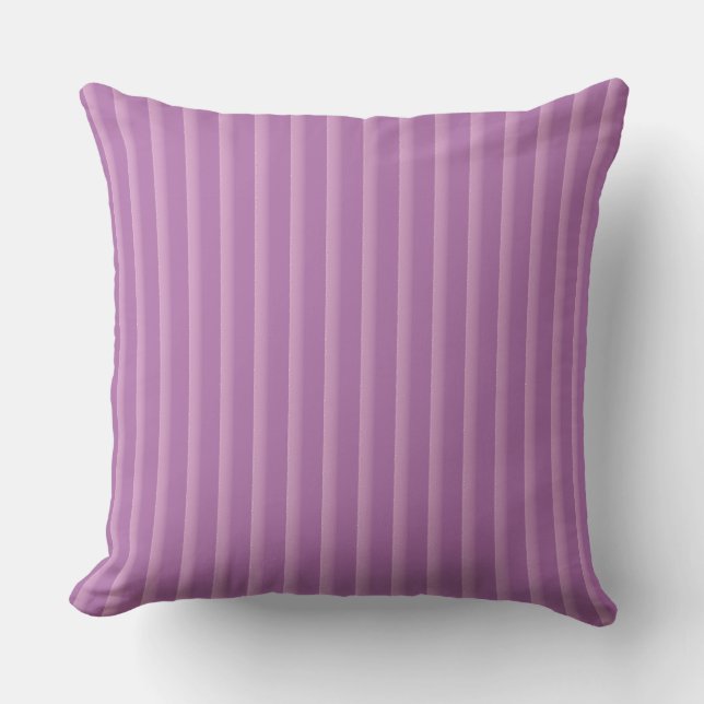 purple stripes pattern Throw Pillow Kissen (Vorderseite)