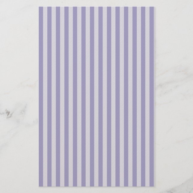 Purple Stripes Seamless Pattern Briefpapier (Vorderseite)