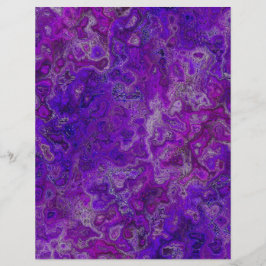 Purple Swirly Marble Bulk Scrapbook Paper Pages Flyer