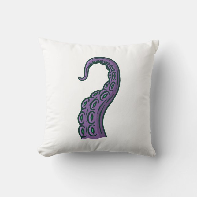 Purple Tentacle Kissen (Vorderseite)