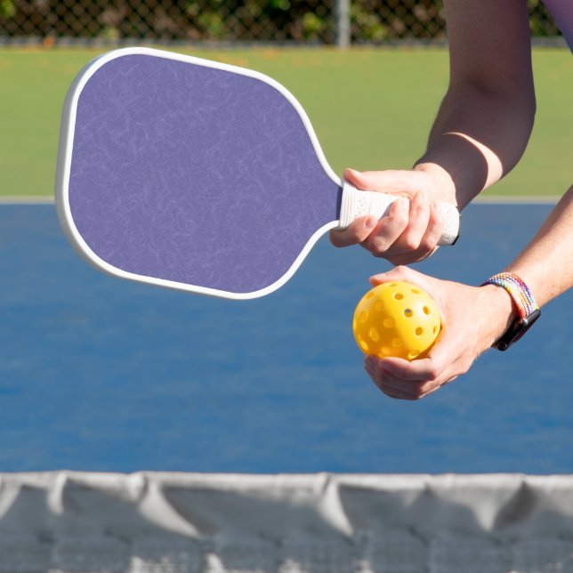 Purple textured surface swirling pattern pickleball schläger (InSitu)