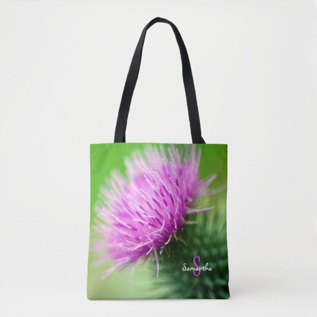 Purple Thistle Tote bag (Vorderseite)