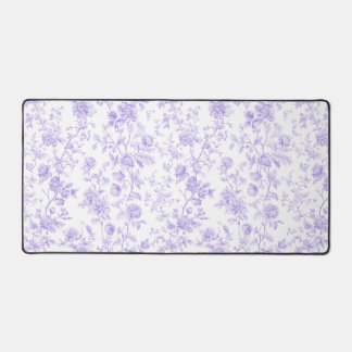 Purple Toile Desk Mat Schreibtischunterlage