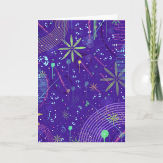 Purple Twilight Party Karte