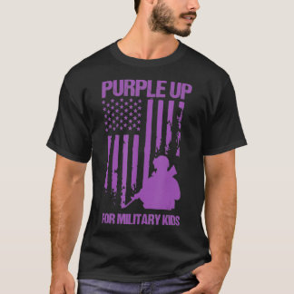 Purple up for Military KidsMonth of the Military C T-Shirt