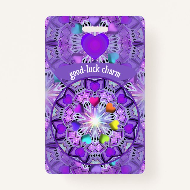 Purple W2 good-luck Ausweis (Vorderseite)