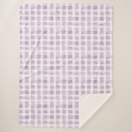 Purple White Stripes Sherpadecke