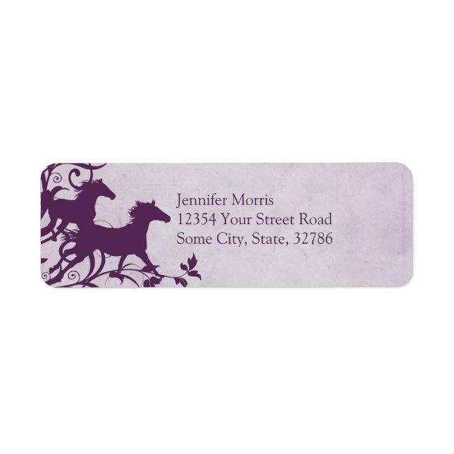 Purple Wild Horses (Vorne)