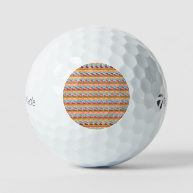 Purple Yacht Golfball (Vorderseite)