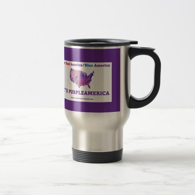 PurpleAmerica Custom-Tasse Reisebecher (Rechts)