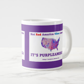 PurpleAmerica Jumbo Coffee Tasse