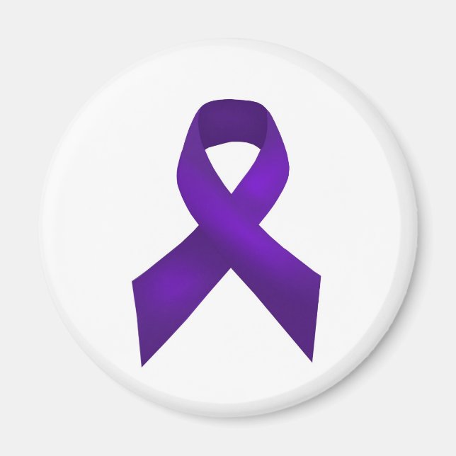 PurpleAwarenessRibbon.jpg Magnet (Vorne)