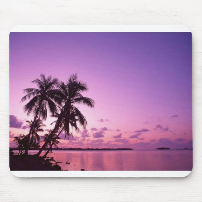 PurpleBeachBackground Mousepad (Vorne)