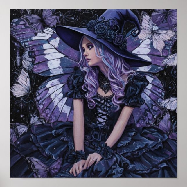 PurpleFairyHexe Poster (Vorne)