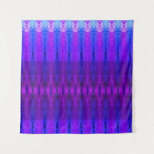 Purples Ikat 3 Miami Wandteppich
