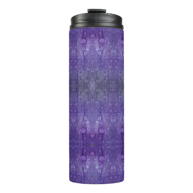 Purples Ikat 5 Thermosbecher (Vorderseite)