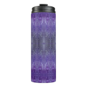 Purples Ikat 8 Thermosbecher