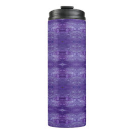 Purples Ikat 9 Thermosbecher