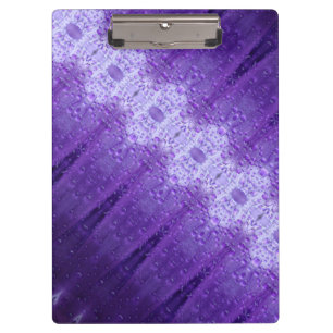 Purples Ikat angegled Klemmbrett