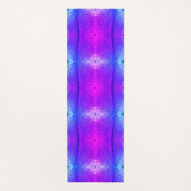 Purples Ikat Too Miami Yogamatte (Vorderseite)