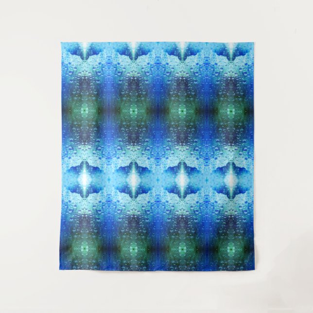 Purples Ikat X GL Wandteppich (Vorderseite)