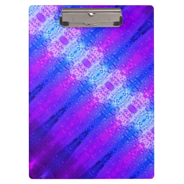 Purples Ikat X Miami Klemmbrett (Vorderseite)