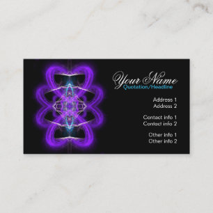 Purplia Hearts Business Card Visitenkarte