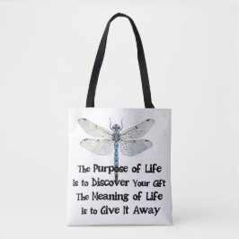 Purpose of life quote talent mission dragonfly bug