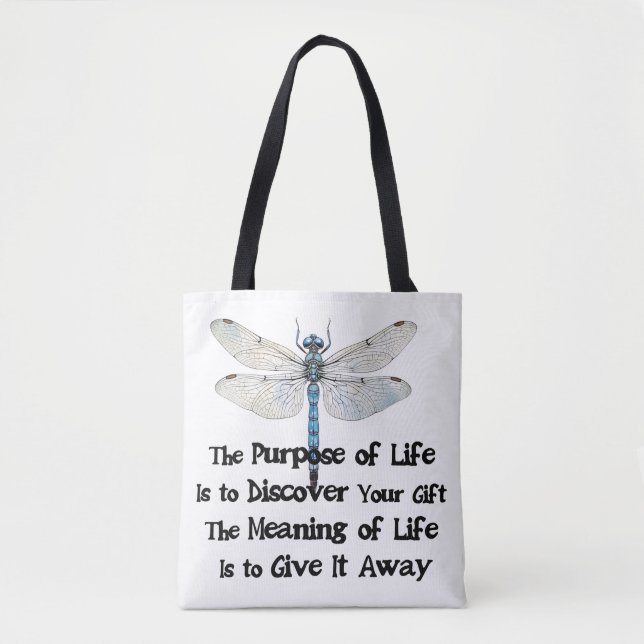 Purpose of life quote talent mission dragonfly bug (Vorderseite)