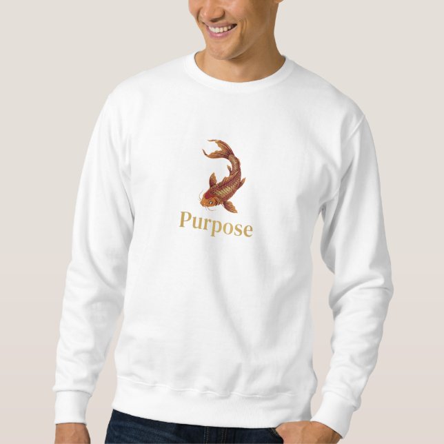 Purpose – Timeless Koi Symbol of Strength Gift Sweatshirt (Vorderseite)