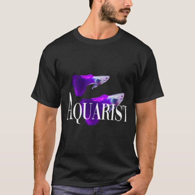 Purpur Guppy T-Shirt (Vorderseite)