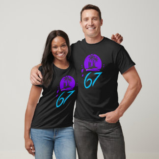 Purpur Retro 67  T-Shirt