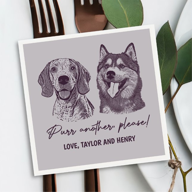 Purpura ein anderes, individuelles Haustier mit Na Serviette (Von Creator hochgeladen)