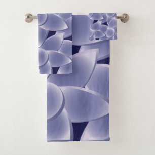 Purpurblumen Badhandtuch Set