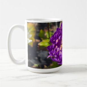 Purpurblumen Kaffeetasse