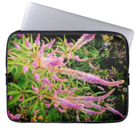 Purpurblumen Laptopschutzhülle
