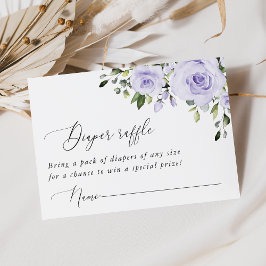 Purpurblumen, Lilac-Blume, Boho, Windeln Begleitkarte