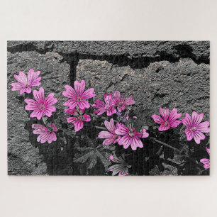 Purpurblumen Puzzle