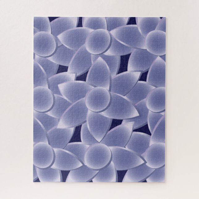 Purpurblumen Puzzle (Vertikal)