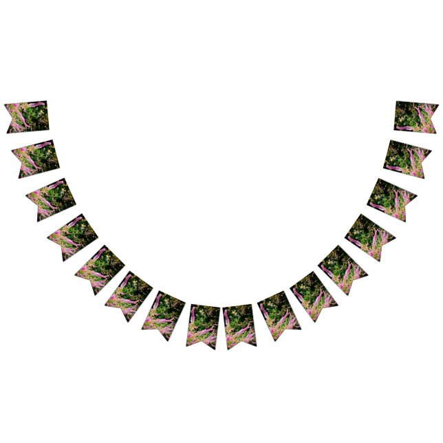 Purpurblumen Wimpelkette (Alle)