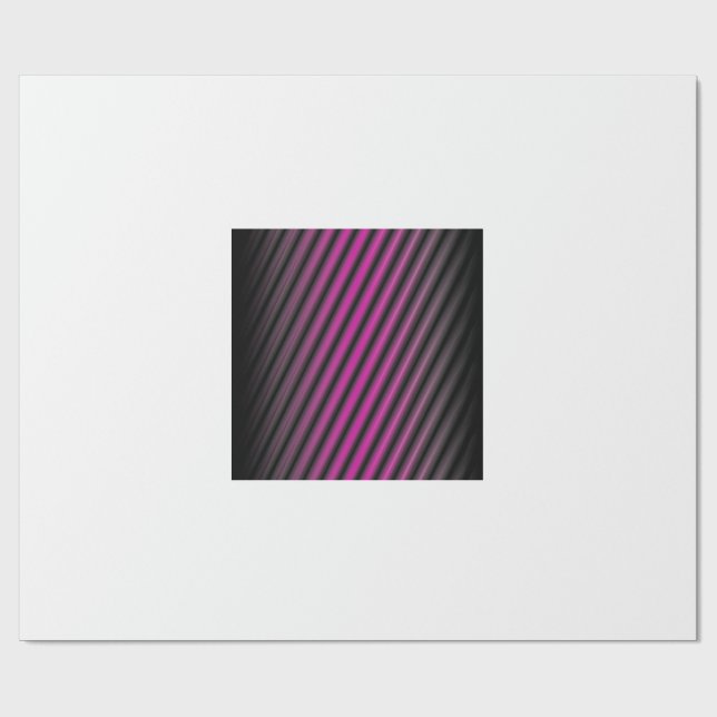 Purpurfarbene diffuse Linien Geschenkpapier (Flach)